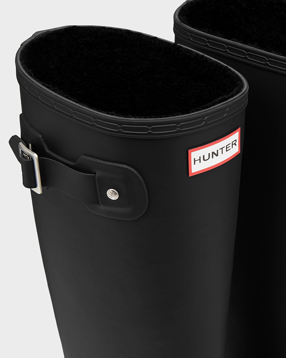 Hoge Regenlaarzen Heren - Hunter Original Insulated - Zwart - 86GCPLDOH